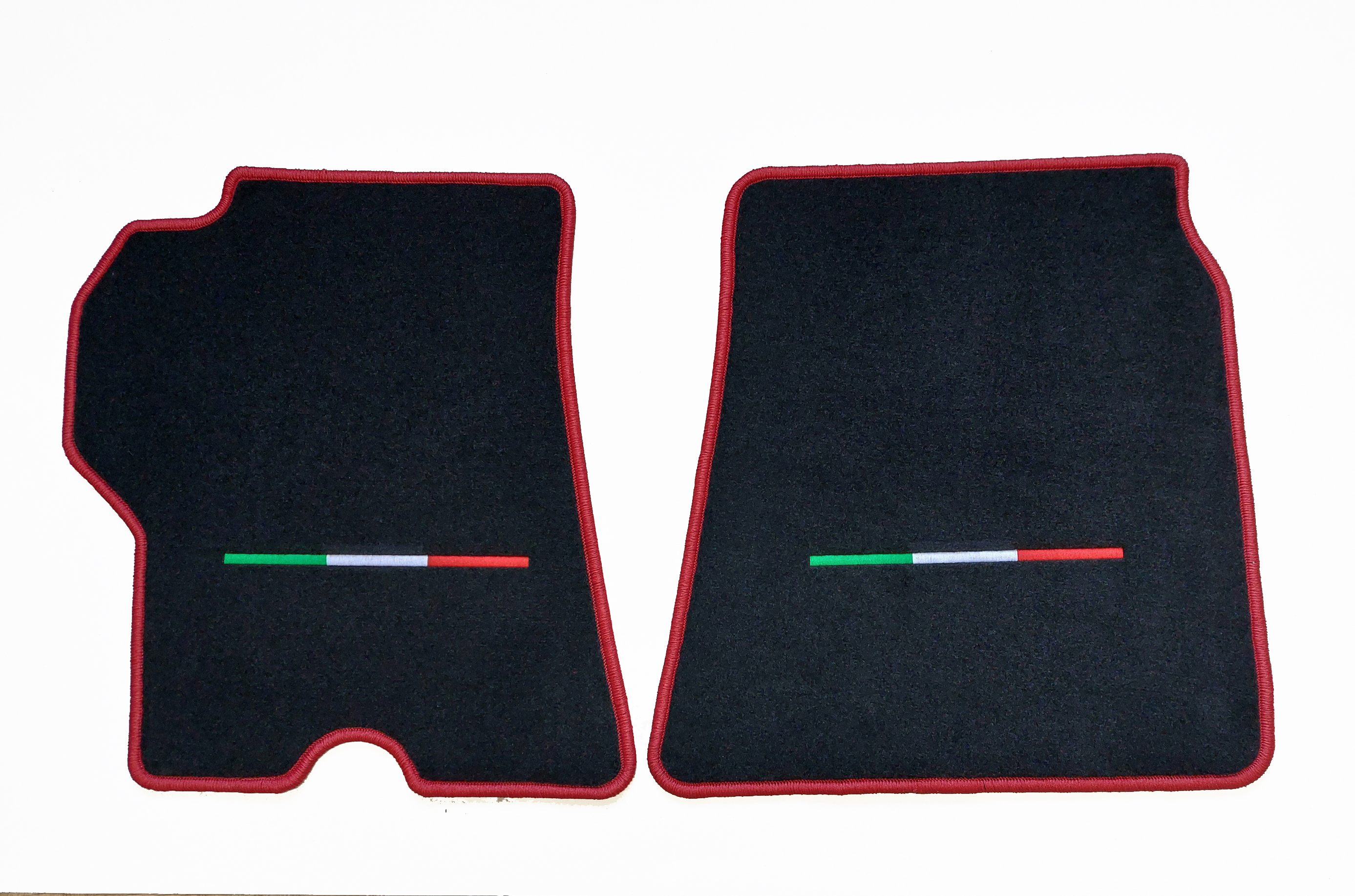 Premium Fußmatten für Ferrari California 2008-2017 mit STICK TRIKOLORE TRICOLORE Premium Fußmatten für Ferrari California 2008-2017 mit STICK TRIKOLORE TRICOLORE